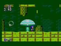 une photo d'Ã©cran de Sonic the Hedgehog 2 (Master System) sur Sega Master System